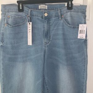Great Nicole.Miller Denim High Rise Wide Leg Crop Soho Jeana